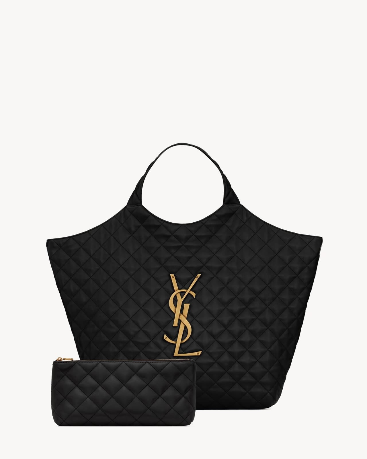 YSL Icare Maxi in Quilted Lambskin