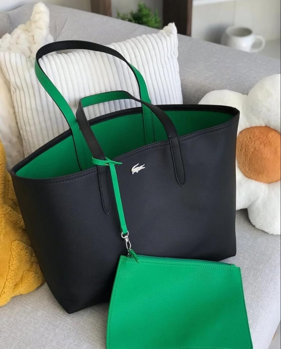 Anna Reversible Tote with Pouch