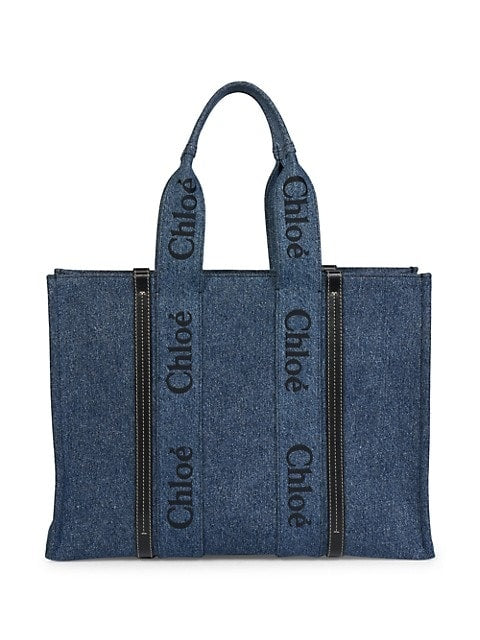 Woody Medium canvas tote