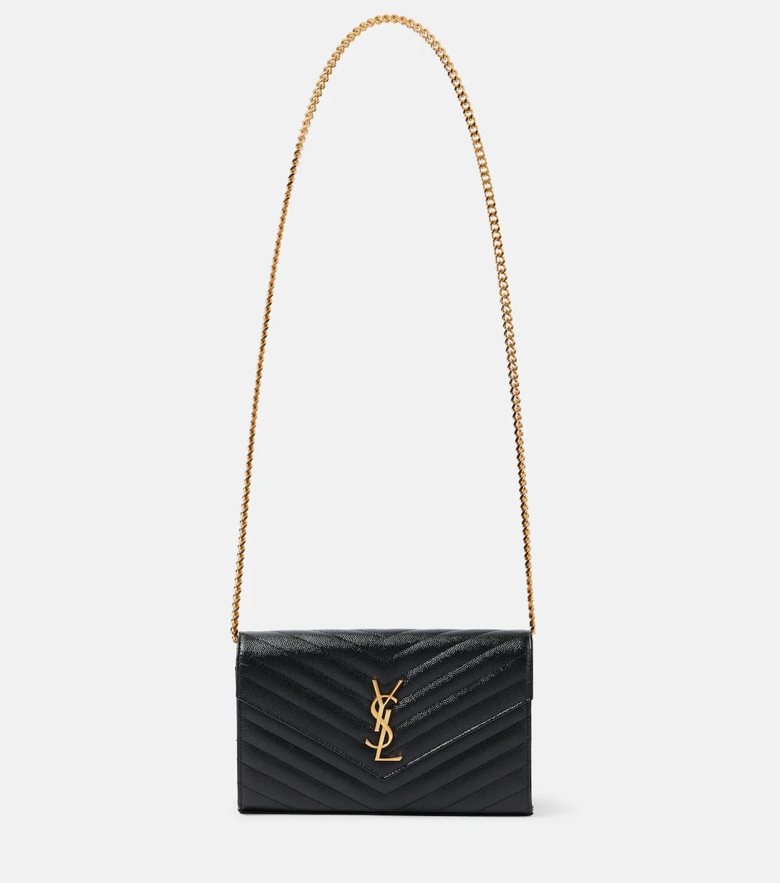 Cassandre matelassé leather wallet on chain
