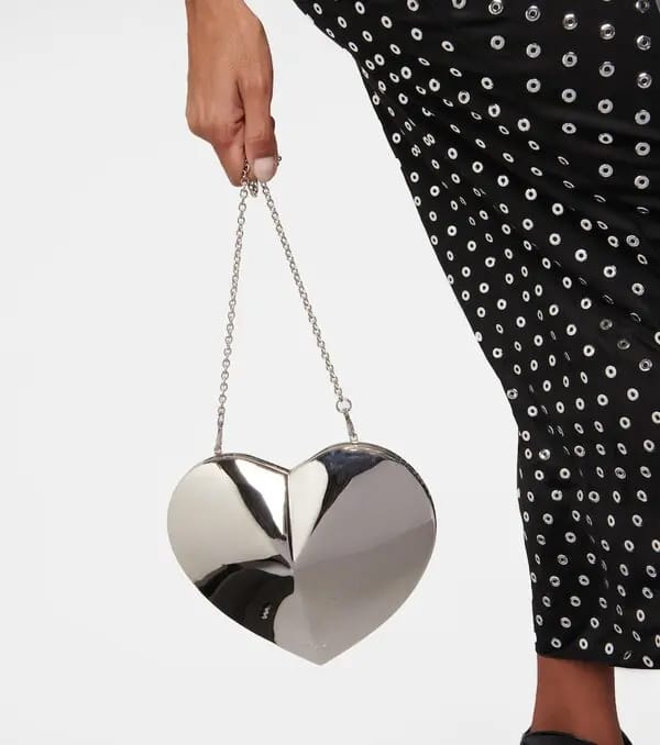Alaïa Le Cœur metal shoulder bag