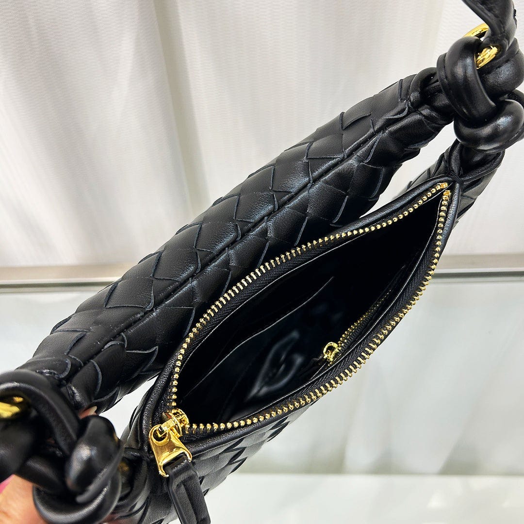 Gemelli Shoulder Bag in Intrecciato Leather