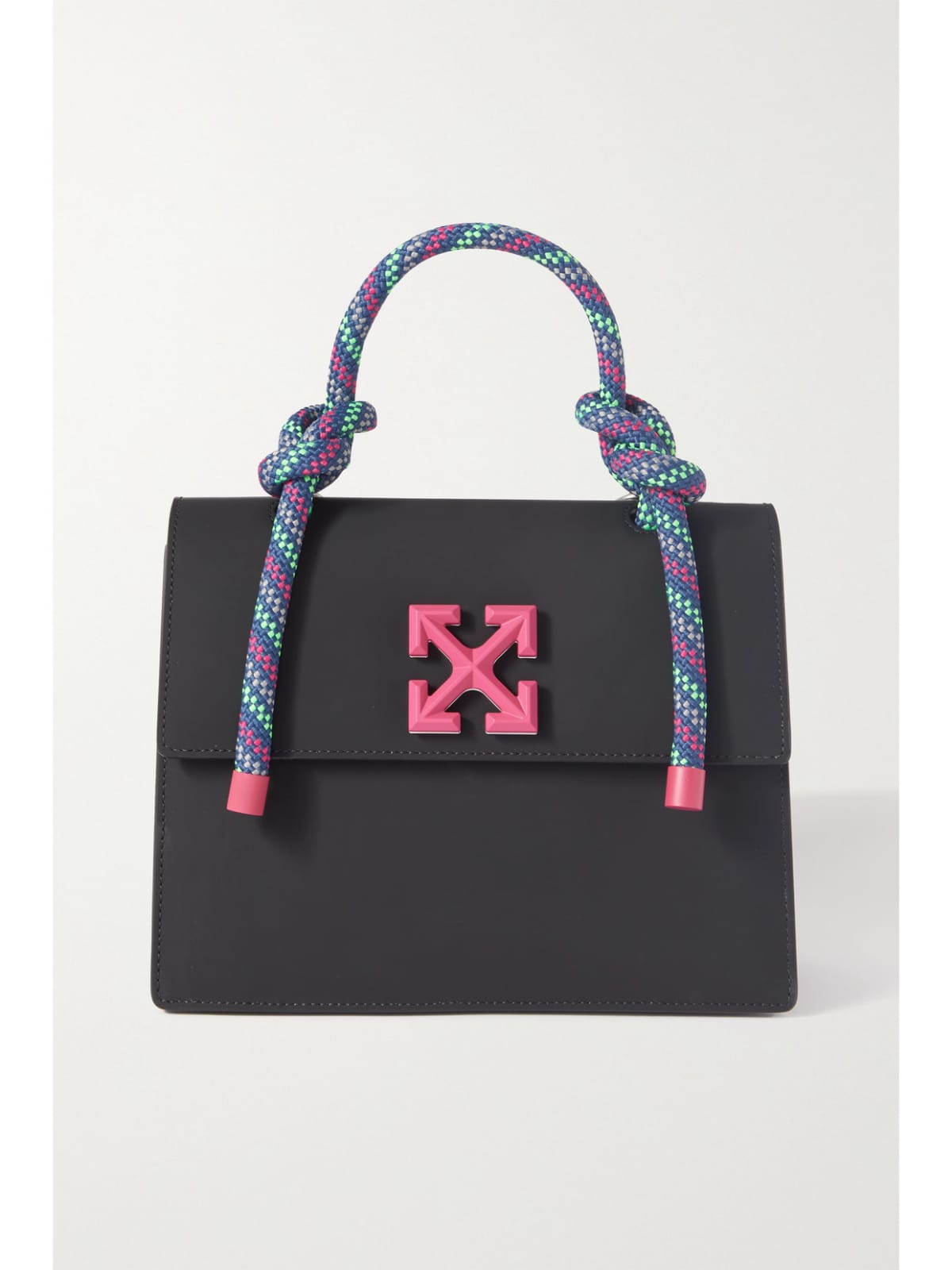 Off-White Gummy Jitney Leather Bag