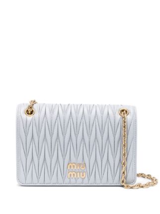 Matelassé nappa leather mini-bag