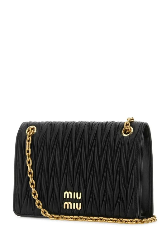 Matelassé nappa leather mini-bag