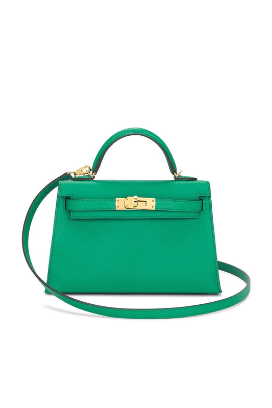 Hermes Epsom Kelly Medium Handbag