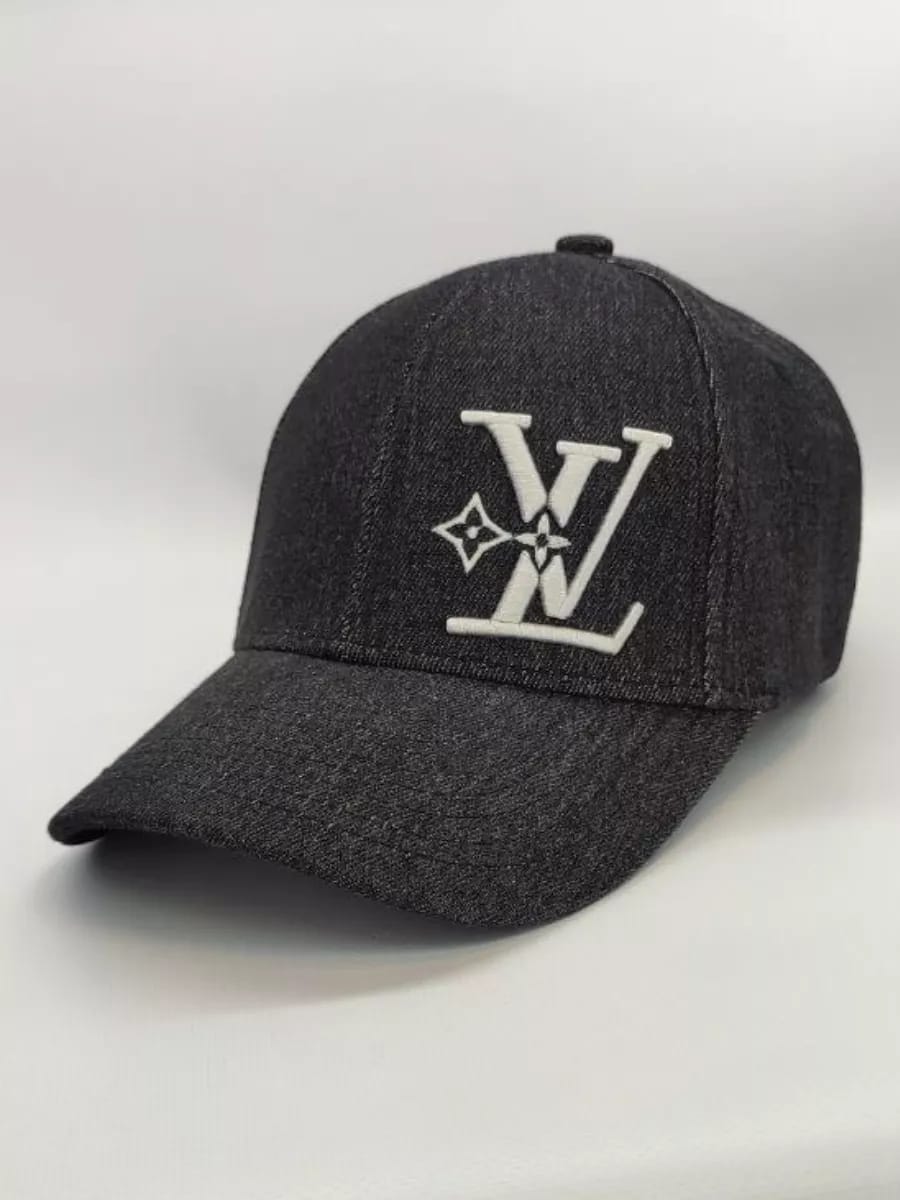 LV Smash Wool Cap Navy Grey