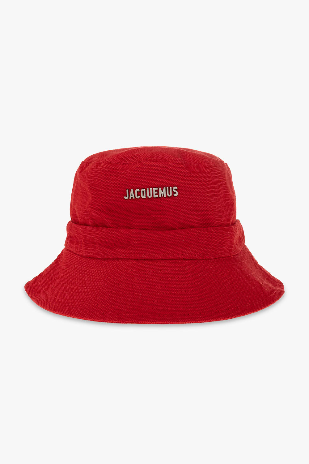 Knotted bucket hat Red
