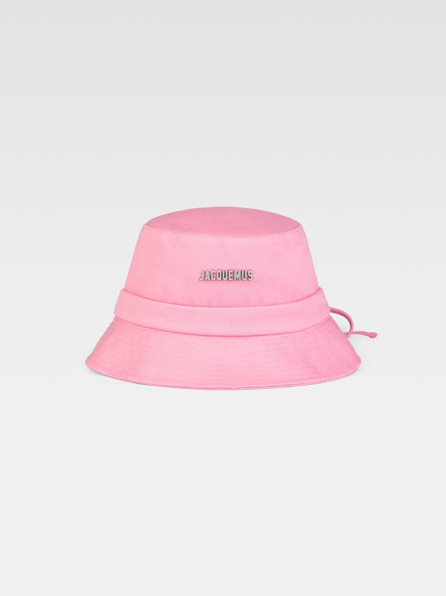 Knotted bucket hat Pink
