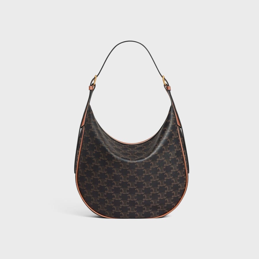 MEDIUM HELOÏSE BAG IN TRIOMPHE CANVAS AND CALFSKIN