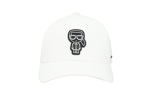 White Kral Lagerfeld Cap