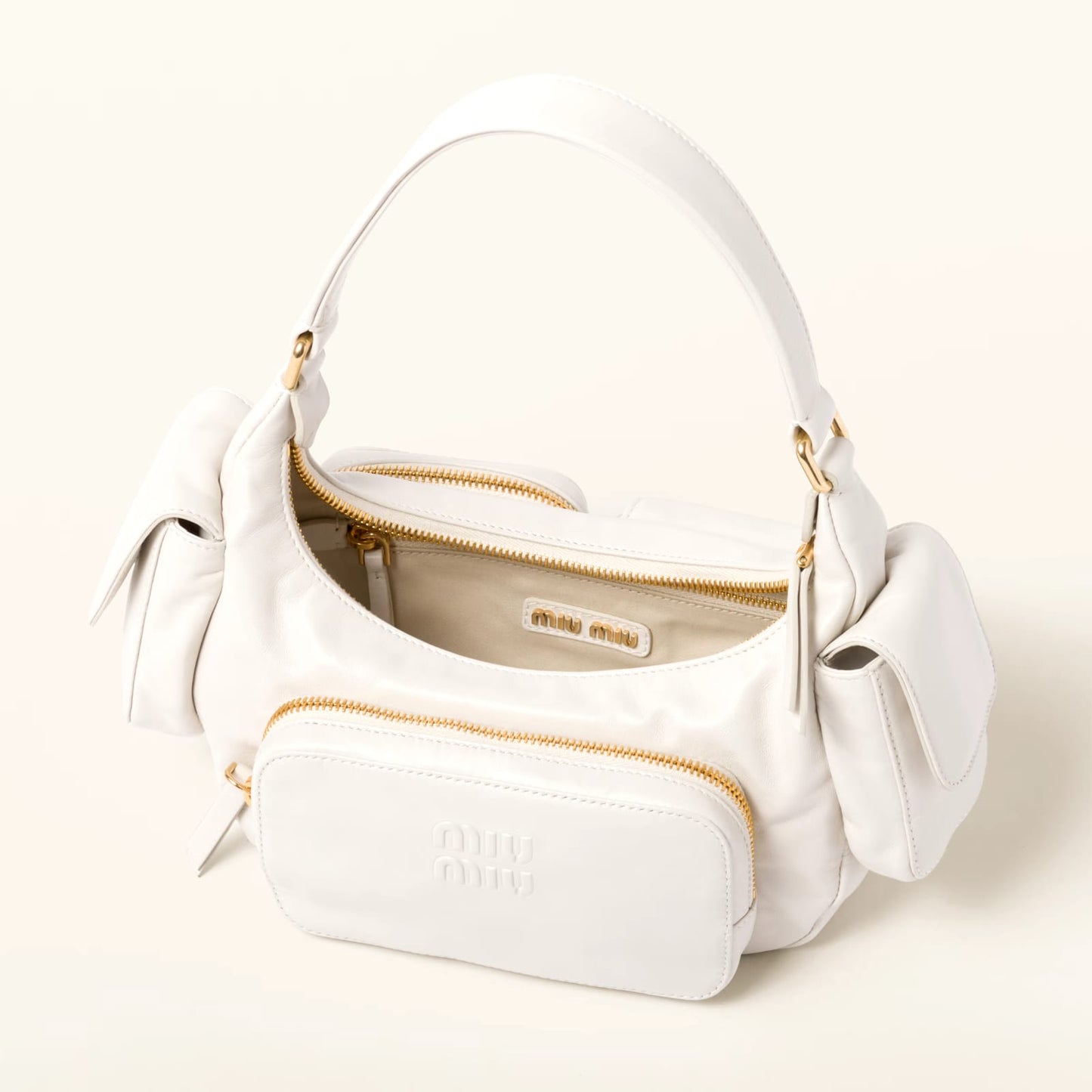 Nappa Leather Pocket Bag