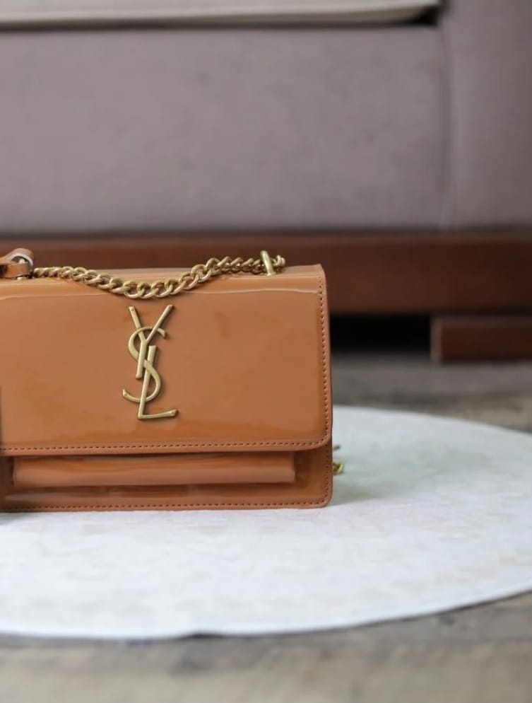 Sunset Small Patent Leather Bag