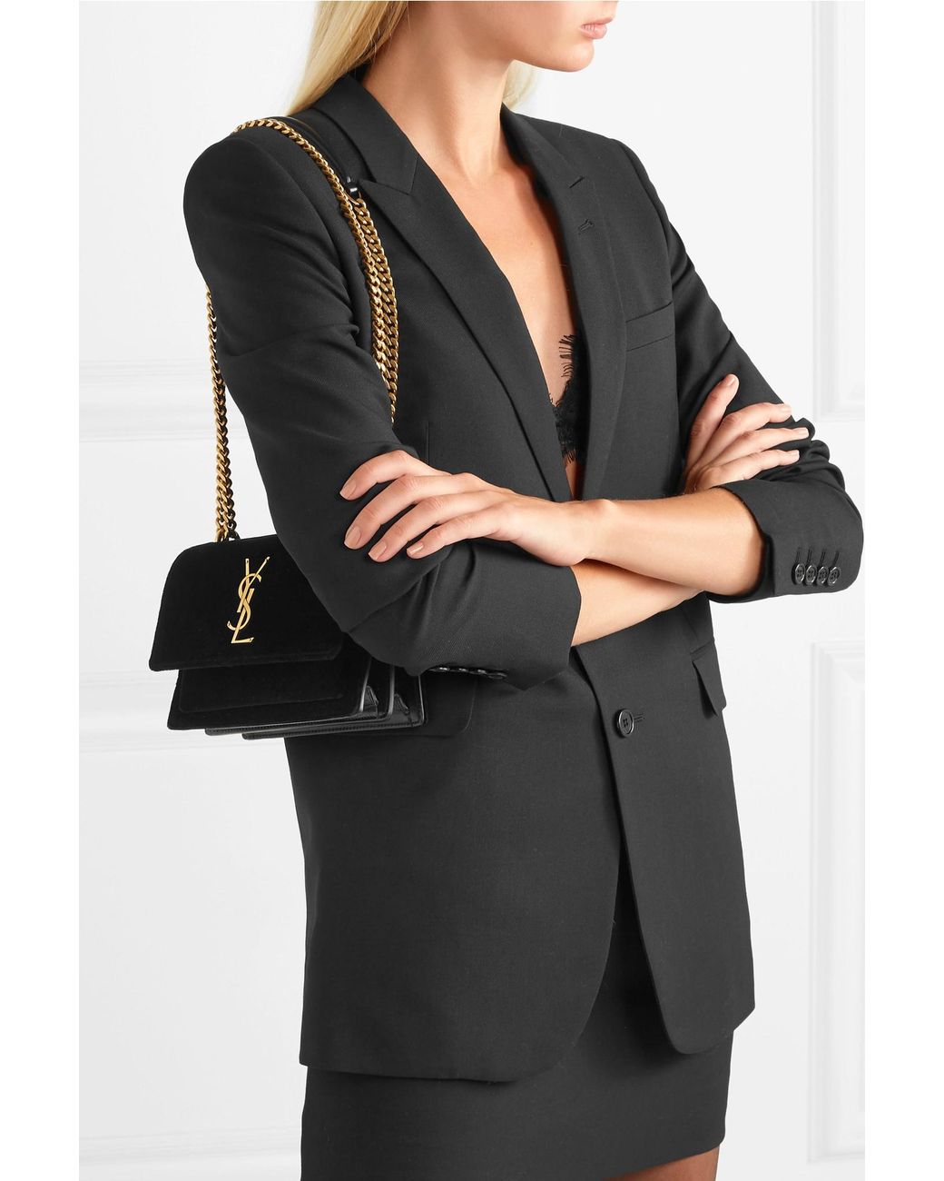 Sunset Small Patent Leather Bag