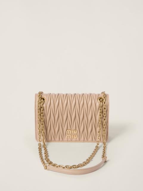 Matelassé nappa leather mini-bag