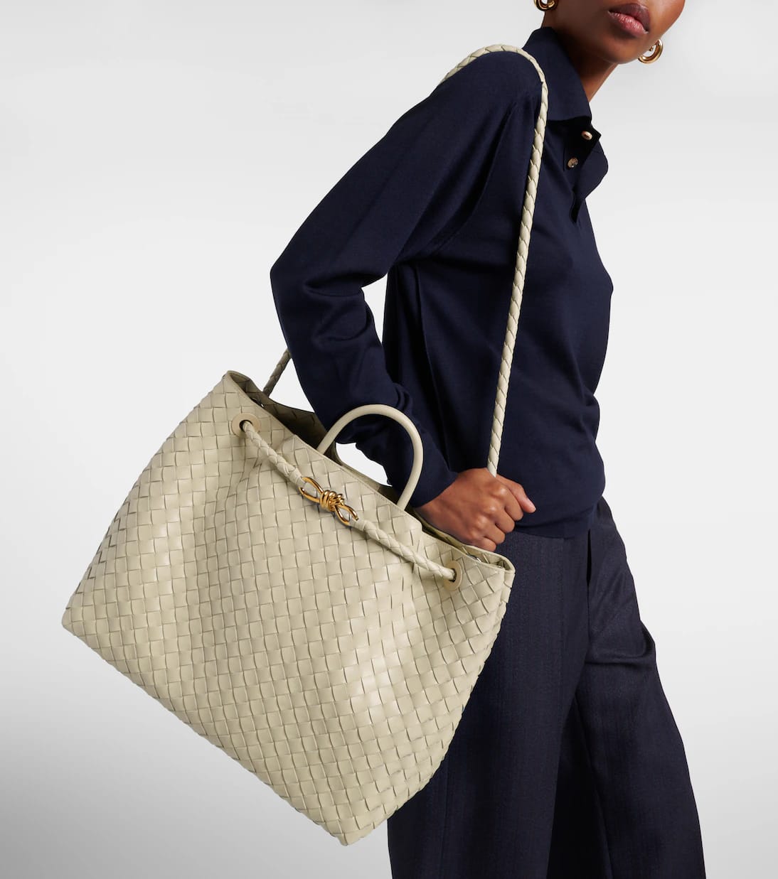Andiamo Large leather tote bag
