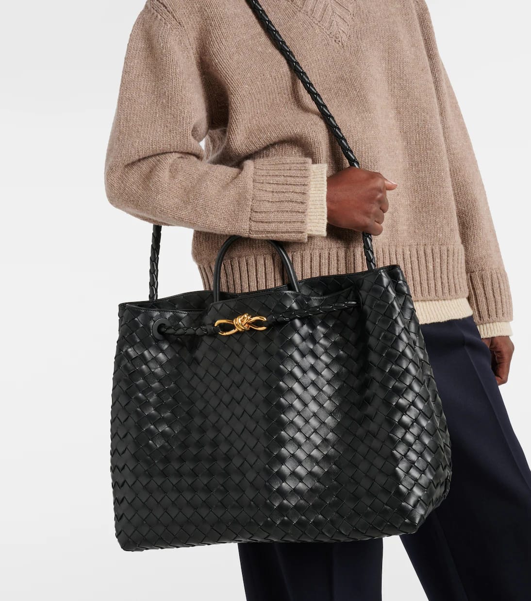 Andiamo Large leather tote bag