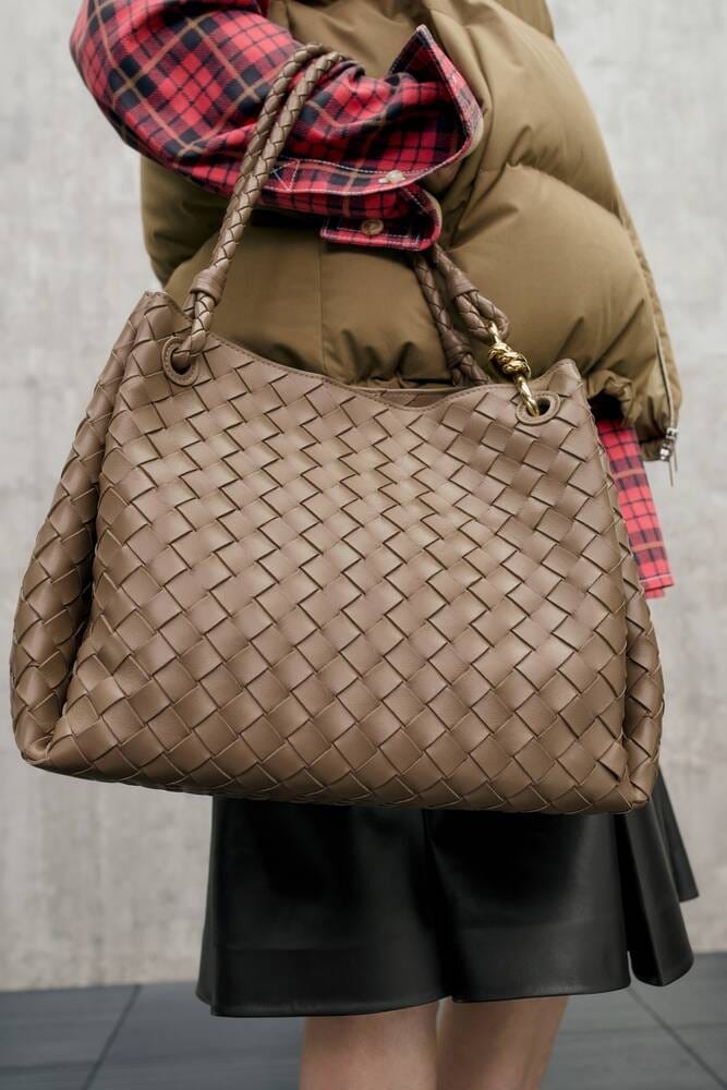 Andiamo Large leather tote bag