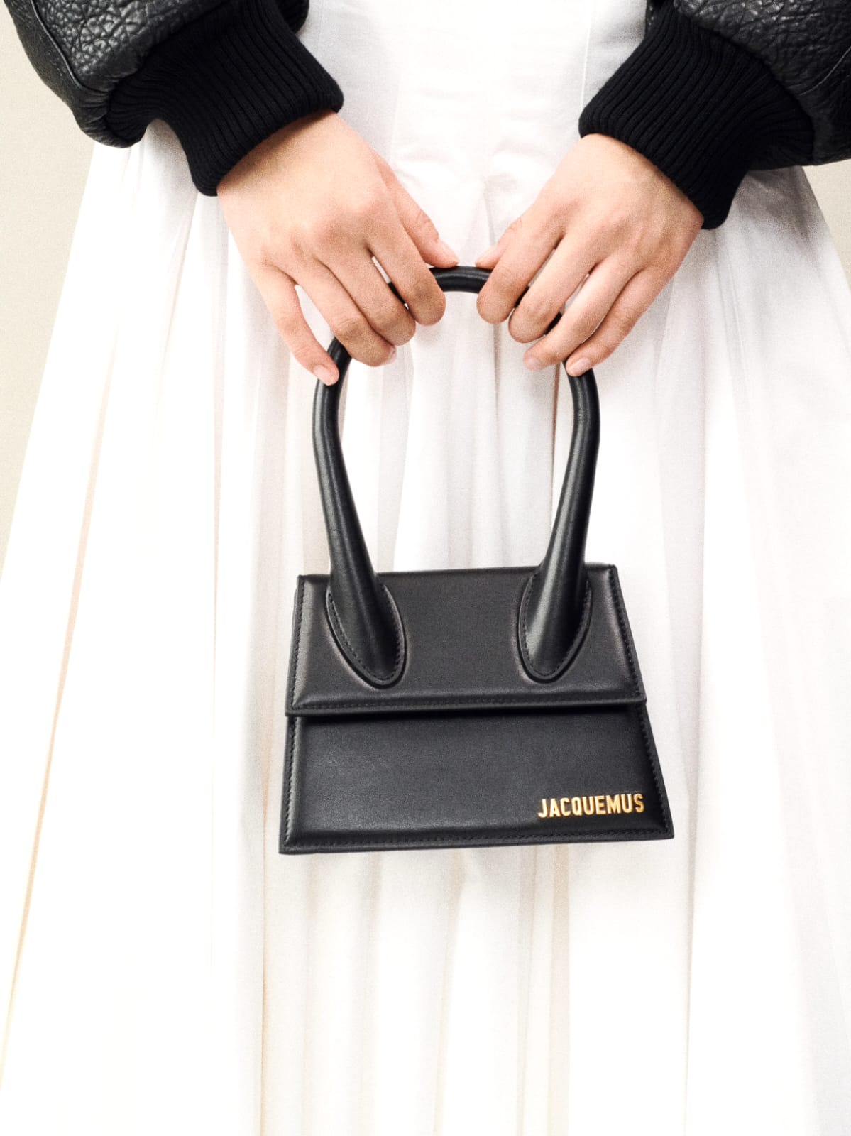 Le Chiquito leather tote bag small