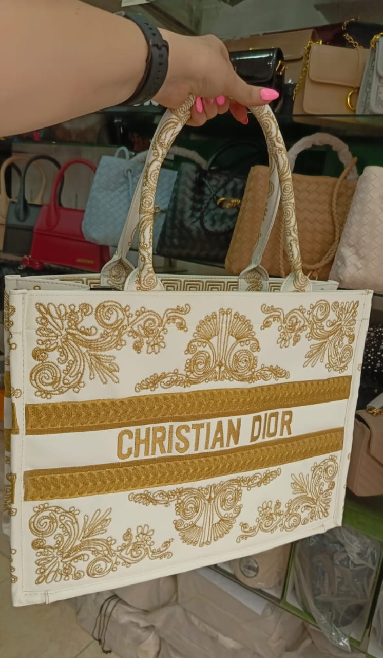 Large Dior Book Tote