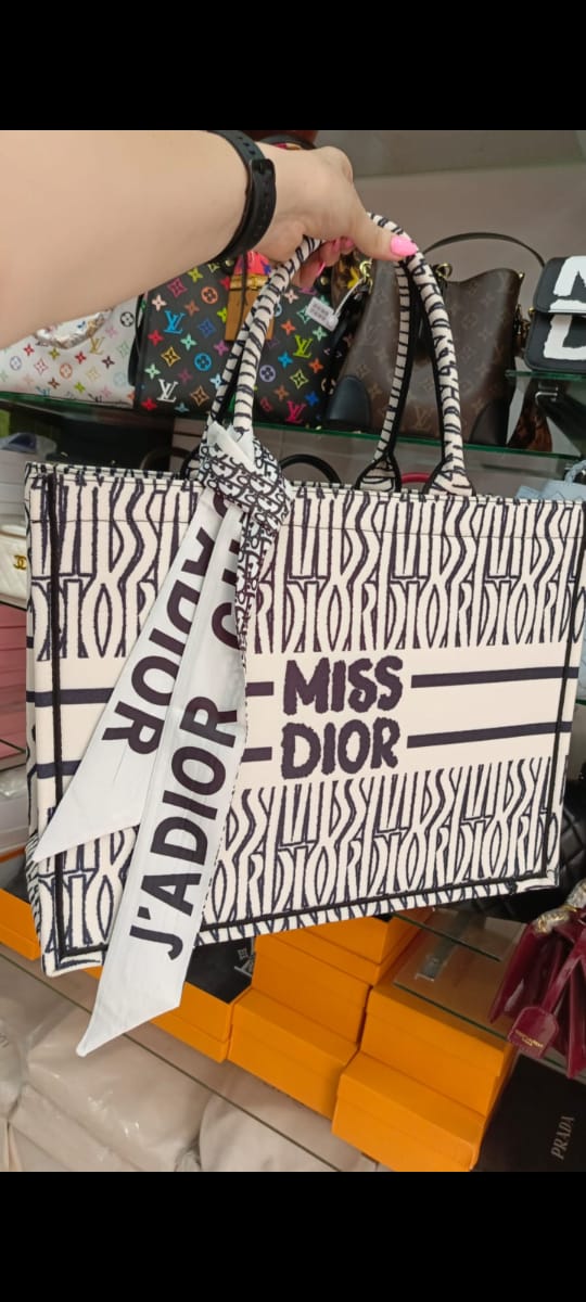Large Dior Book Tote