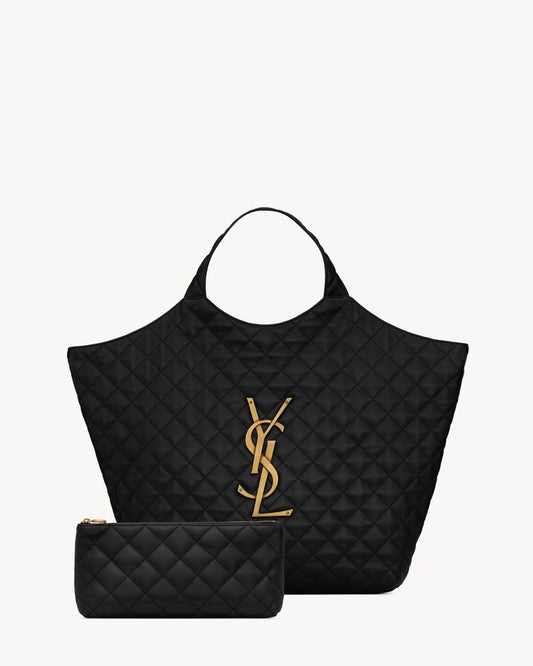 YSL Icare Maxi in Quilted Lambskin