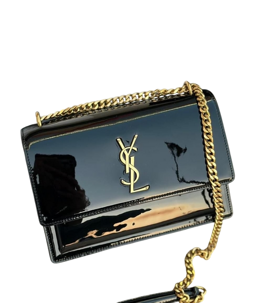 Sunset Small Patent Leather Bag