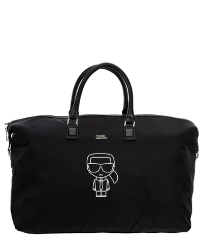Travel Duffle Weekend Shoulder Bag K/ikonik In Black