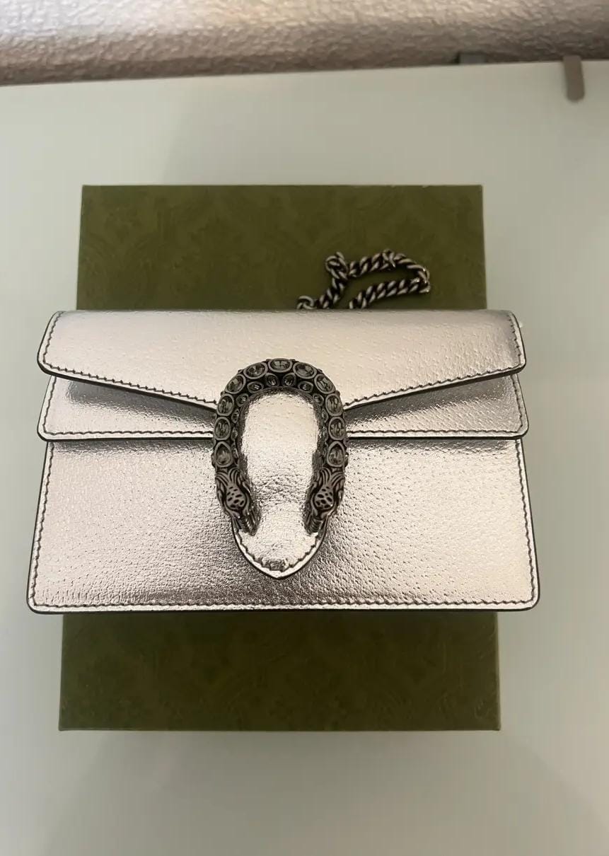 Dionysus Medium patent leather shoulder bag II