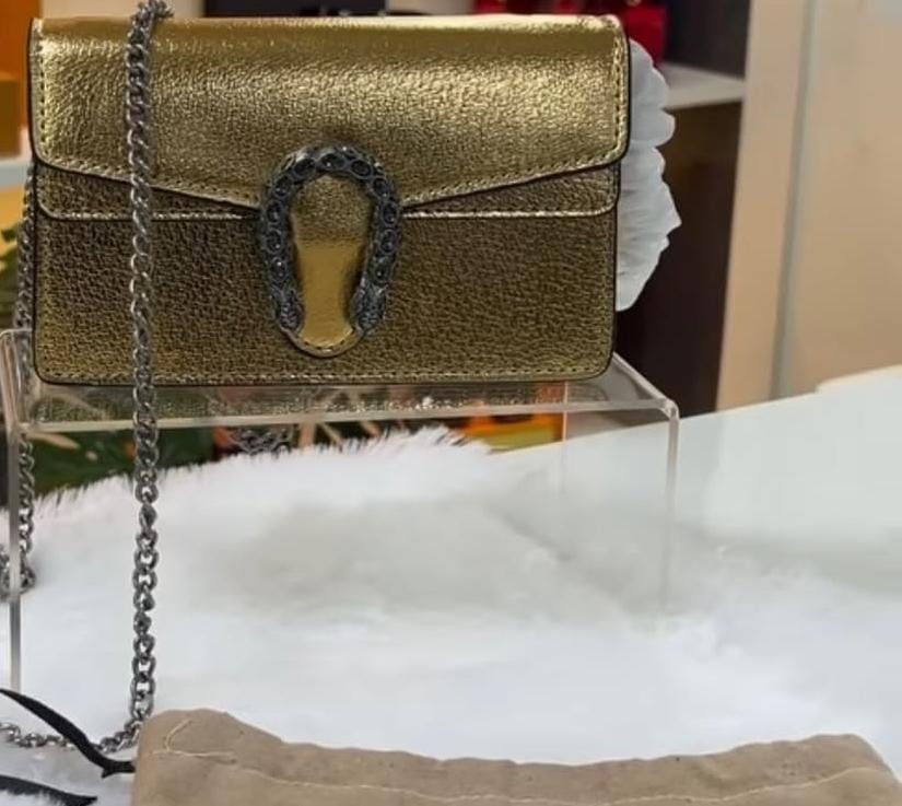 Dionysus Medium patent leather shoulder bag II