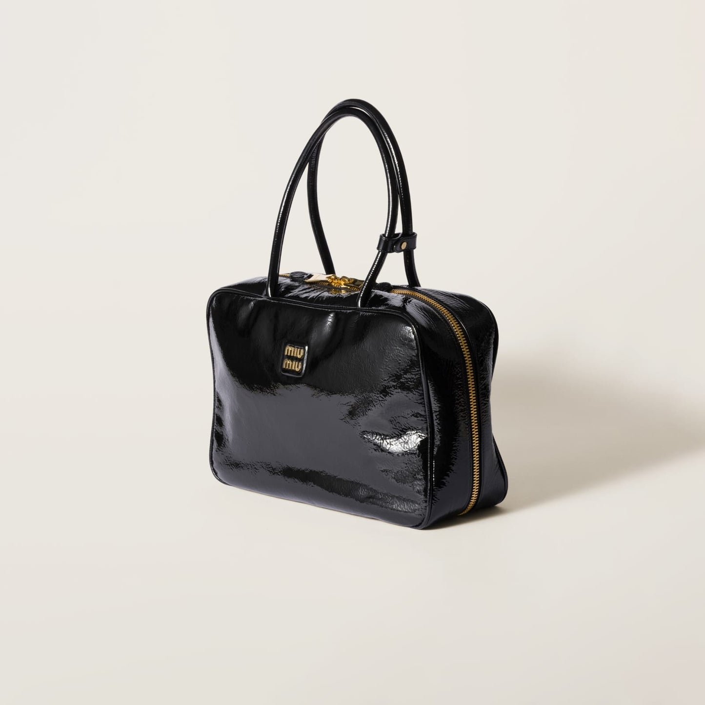 Beau naplak patent leather bag