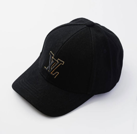 LV Signature Black Cap