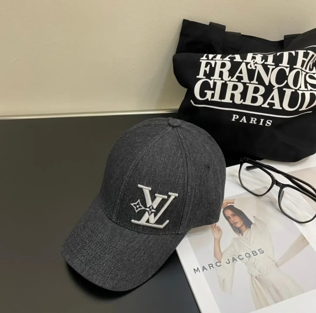 LV Smash Wool Cap Navy Grey