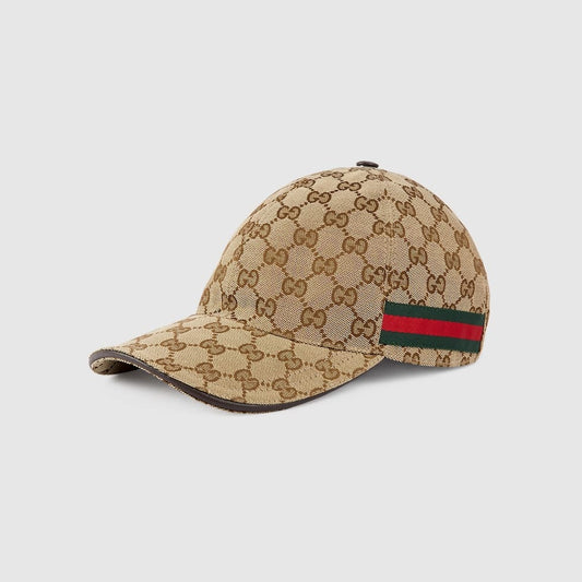 Original GG Canvas Baseball Hat With Web