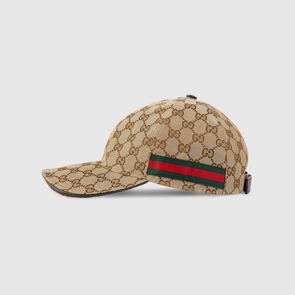 Original GG Canvas Baseball Hat With Web