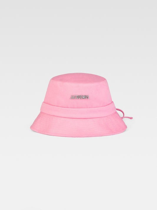 Knotted bucket hat Pink