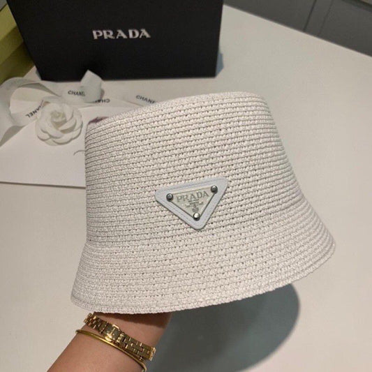 Prada White Bucket Hat